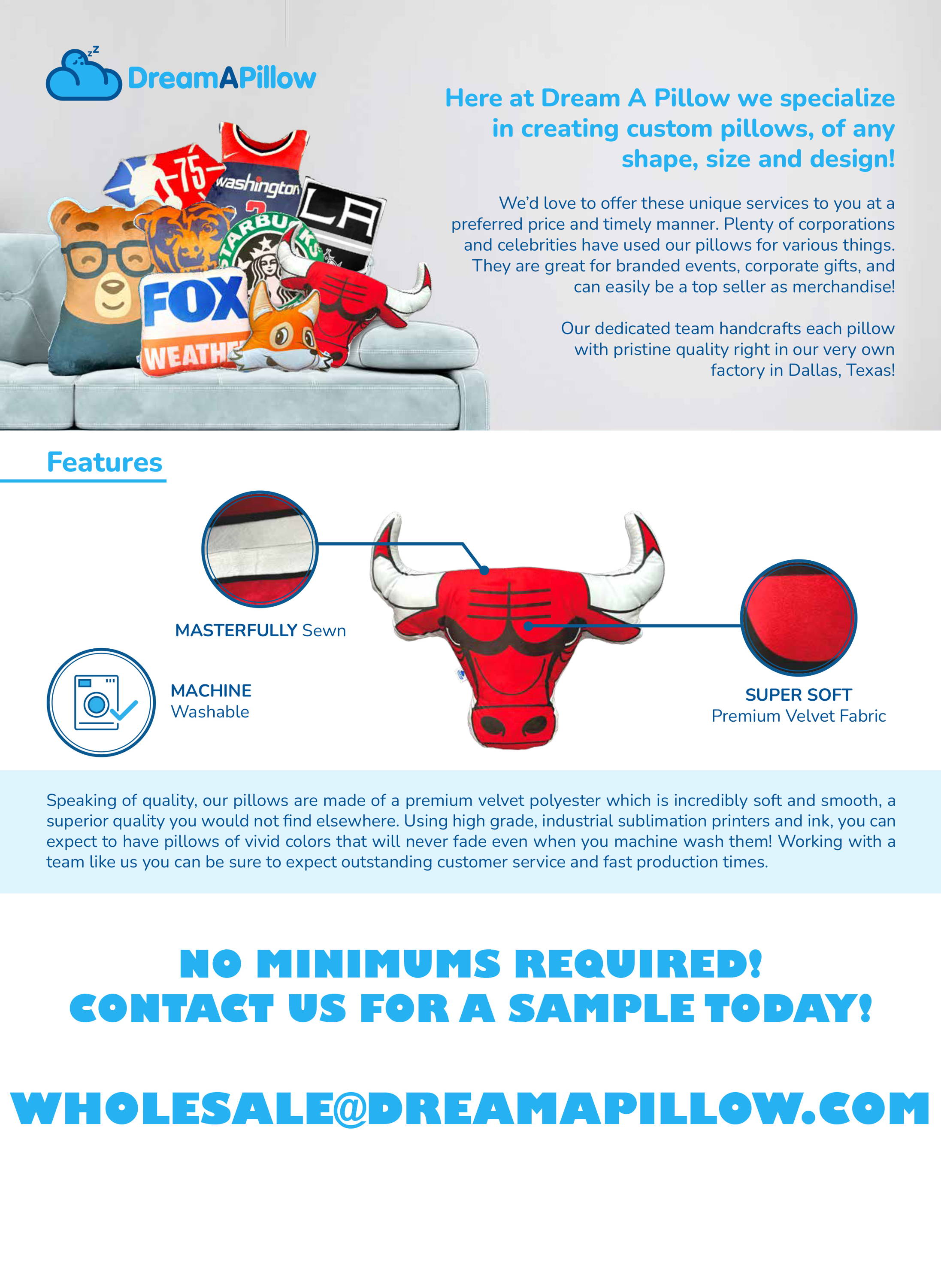 Wholesale Dream A Pillow